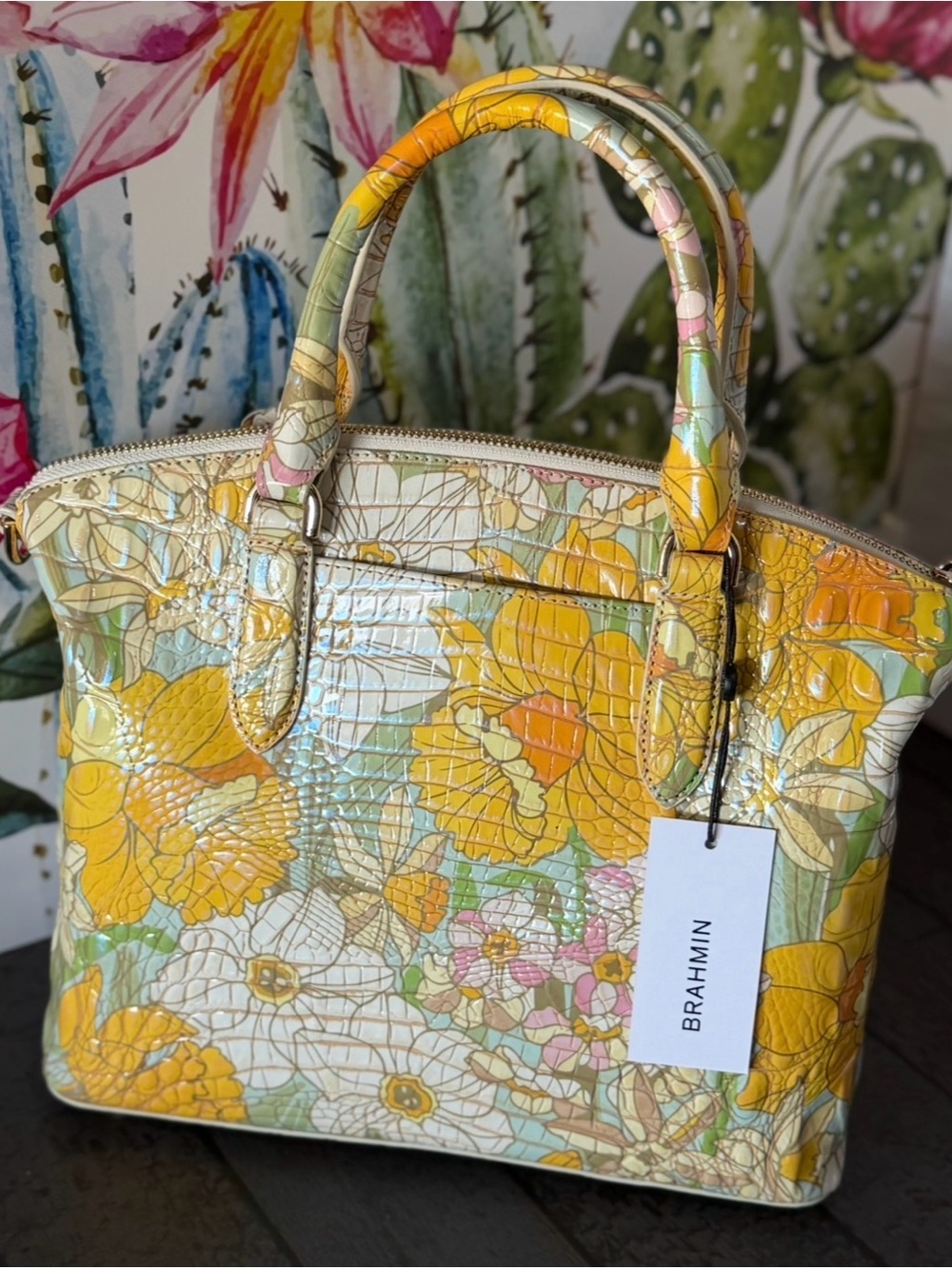 Brahmin DAFFODIL MED DUXBURY NWT Limited Edition FIRM - Picture 10 of 14